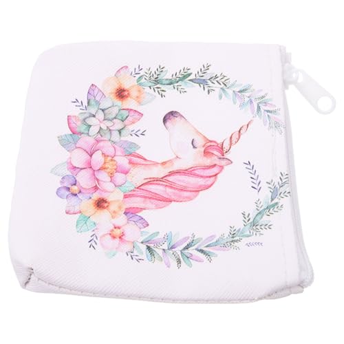 WATIIFUFU Dekorative Geldbörse Einhorn-Geldbörse süße Geldbörse für Frauen und Mädchen tragbare Tasche mit Reißverschluss von WATIIFUFU