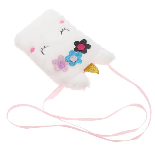 WATIIFUFU Kids Lovely Plüsch Einhorn Umhängetasche Niedliche Cartoon Crossbody Tasche Für Mädchen Kindergarten Zubehör Und Geldbörse Für Spielzeug Und Kleinigkeiten von WATIIFUFU