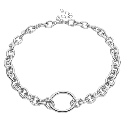 WATIIFUFU Elegante Halskette in Geometrischer Form Schmuck Für Damen Silber Stilvoll Für Den Anlass WATIIFUFU Elegante Halskette in Geometrischer Form Schmuck Für Damen Silber Stilvoll Für Den Anlass von WATIIFUFU
