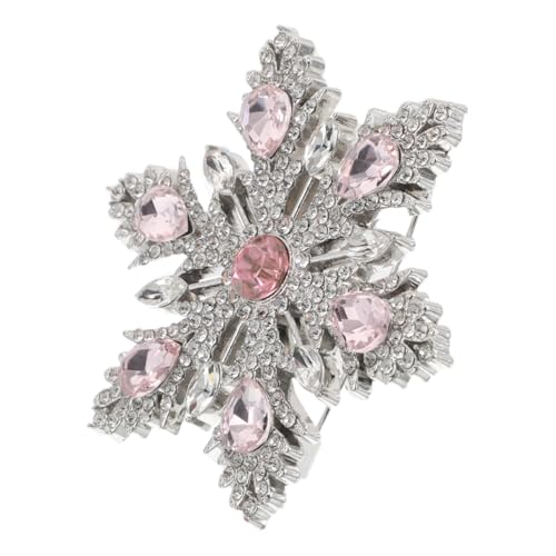 WATIIFUFU Elegante Schneeflocken-brosche mit Funkelnden Strasssteinen Leichte Weihnachtsbrosche für Pullover Anzug und Mantel Festliches Winter-accessoire für Damen und Herren Vielseitig von WATIIFUFU