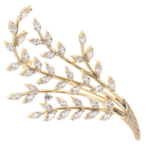 WATIIFUFU Elegante mit Funkelnden Strasssteinen Anstecknadel für Damen Modisches Accessoire für Anzug Mantel Hut Vielseitig Einsetzbar und Fest Haftend von WATIIFUFU