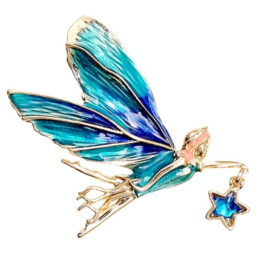 WATIIFUFU Elf feen brosche aus Hochwertiger Legierung Dekorativer Ansteckpin für Damenbekleidung Vielseitiger Rucksack pin mit Farbenfrohem Design Langlebig für Alltag und Besondere Anlässe von WATIIFUFU