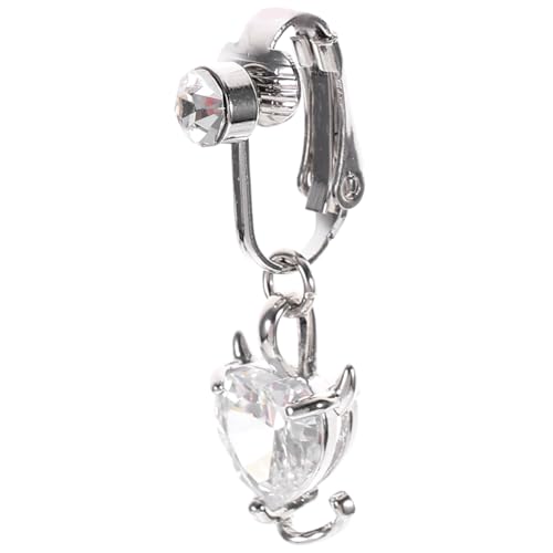 WATIIFUFU Fake-bauchnabelring Ohne Piercing Bauchnabelclip Für Damen Baumelnde Nabelringe Schmuck Zum Anklipsen Trendiger Körperschmuck Für Partys Clubs Und Strand von WATIIFUFU