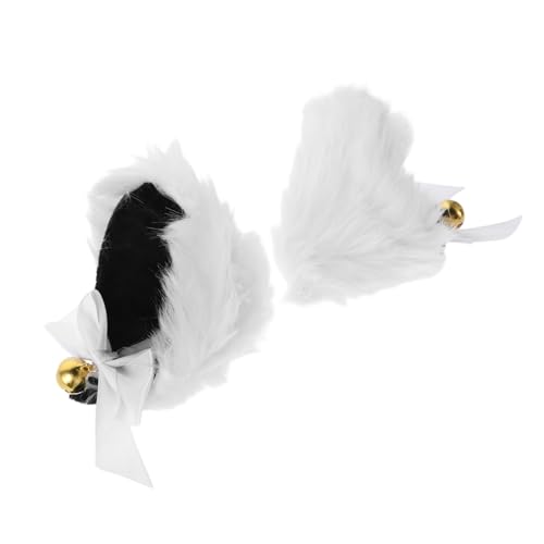 WATIIFUFU Flauschige Katzenohren Haarclips Leichte Cosplay Haarklammern für Halloween Kostüm Fans Party Zubehör von WATIIFUFU