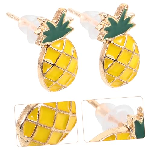 WATIIFUFU Fruchtige Ohrstecker Damen Leichtes Design Spielerisch Langlebig Resin Ohrschmuck Geburtstag Hochzeit Alltag von WATIIFUFU