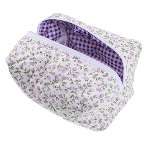 WATIIFUFU Kosmetiktasche Damen Reise Tragbare Make-up Organizer Mit Blumenmuster Leicht Und Wiederverwendbar Für Outdoor-Reisen Geschenkidee Für Frauen Stilvoll Und Praktisch von WATIIFUFU