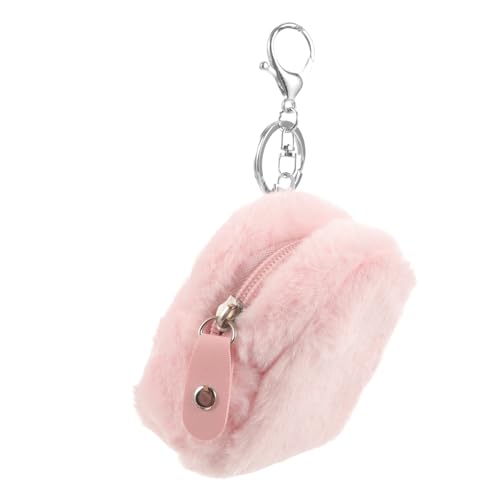 WATIIFUFU Plüsch Geldbeutel Kleine Plüsch Geldbörse Für Damen Mit Schlüsselanhänger Für Komfortables Tragegefühl von WATIIFUFU