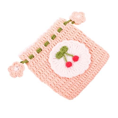 WATIIFUFU Handgefertigte Häkeltasche Gewebte Geldbörse mit Kordelzug Stilvoll für Frauen Praktisch für Den Alltag von WATIIFUFU