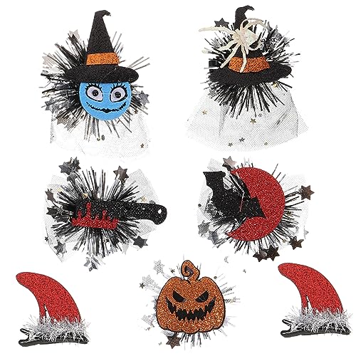 WATIIFUFU 1satz Halloween Haarschmuck Teiliges Mit Spinnen Kürbissen Und Teufelshörnern Für Frauen Haaraccessoires Für Halloween Cosplay Und Partys von WATIIFUFU