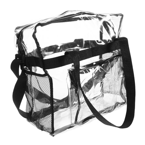 WATIIFUFU Große Transparente Jelly Bag PVC Umhängetasche Modisch für Damen Schule Freizeit Shopping Alltag von WATIIFUFU