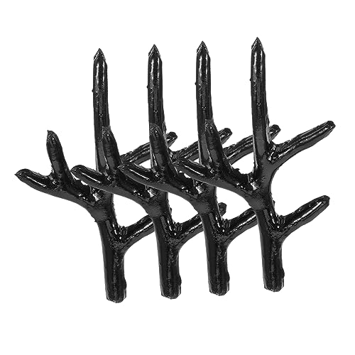 WATIIFUFU 2paare Hirschgeweih Zum Basteln Kunststoff Geweih Für Stirnband Und Haarschmuck Diy Kopfschmuck Zubehör Für Weihnachts Und Partyschmuck von WATIIFUFU