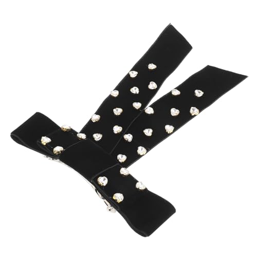 WATIIFUFU Federnde Haarspange Doppelte Schleife Feiner Strass-clip Für Den Pferdeschwanz Stilvolles Und Modisches Haar-accessoire Für Damen WATIIFUFU Federnde Haarspange Doppelte Schleife Feiner Strass-clip Für Den Pferdeschwanz Stilvolles Und Modisches Haar-accessoire Für Damen von WATIIFUFU