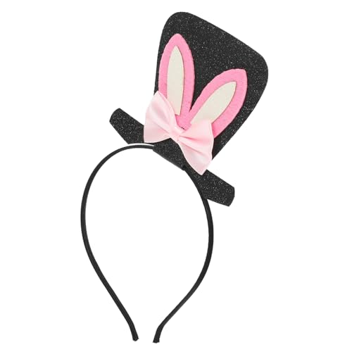 WATIIFUFU Bunny Ohren Haarreif Niedliches Osterhasen Stirnband Mit Schleife Für Kostüme Und Partys Für Cosplay Und Festlichkeiten Leicht Und Angenehm Zu Tragen von WATIIFUFU