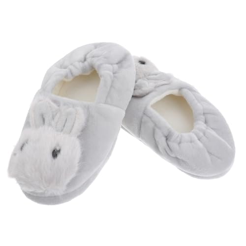WATIIFUFU Hausschuhe Bunny Form Warm Gefüttert Plüsch Rutschfest Flauschig Innenlänge Kuschelige Winterpantoffeln für Jungen und Mädchen von WATIIFUFU