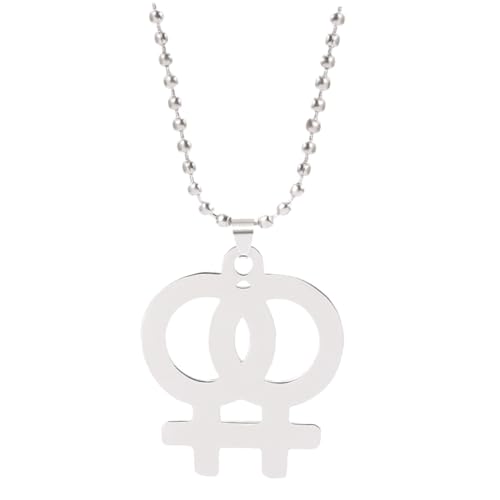 WATIIFUFU Hohle Anhänger Halskette mit Female Symbol Filigranes Design Leicht und Langlebig Modeschmuck für Damen Besonderes für Party und Festlichkeiten von WATIIFUFU