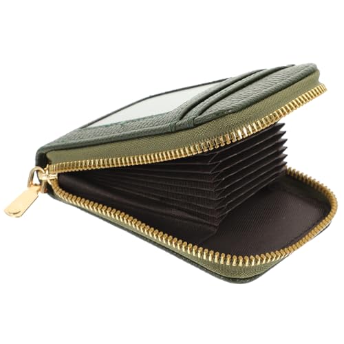 WATIIFUFU Kartenetui Volumen PU Aluminiumlegierung RFID Schutz Kartenhalter Kompakt Vielseitig für Kreditkarten Führerschein Visitenkarten Organizer Tasche Herren Damen von WATIIFUFU