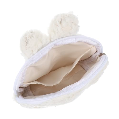 WATIIFUFU Kleiner Süßer Kaninchen Geldbeutel aus Weichem Material Tragbare Münztasche für Mädchen als Kosmetiktasche und Kartenetui für Alltag Reisen und Schule von WATIIFUFU