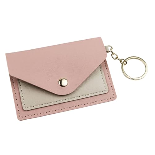 WATIIFUFU Kartenetui Aus Leder Für Frauen Tragbares Portemonnaie Mit Schlüsselanhänger Stylischer Kartenhalter Für Kreditkarten Und Münzen Für Reisen Shopping Und Alltag von WATIIFUFU