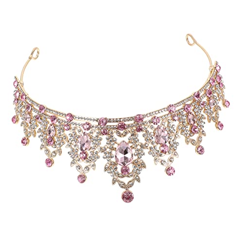 WATIIFUFU Braut Mit Strasssteinen Elegantes Hochzeitsdiadem Für Damen Festlicher Haarschmuck Für Geburtstagsfeiern Und Besondere Anlässe Glänzend Und Charmant von WATIIFUFU