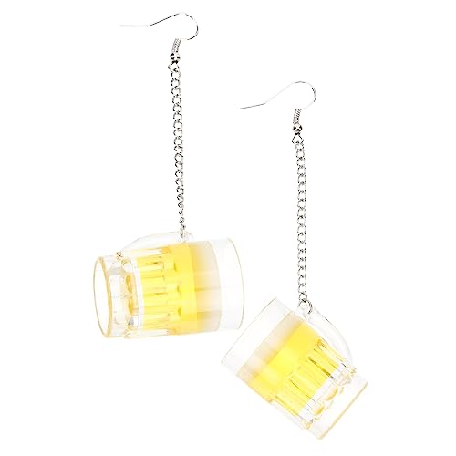 WATIIFUFU Lustige Bier Ohrringe für Frauen Drehbare Leichte Dangle Ohrringe Modischer Party Schmuck Hautfreundlich und Angenehm zu Tragen für Alltag Dating und Events von WATIIFUFU