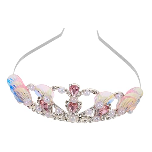 WATIIFUFU Meerjungfrau Krone Silber Glitzerndes Muschel Haarband mit Perlen für Themenparty Cosplay Halloween und Geburtstag Handgefertigt Leicht Vielseitig und Bequem WATIIFUFU Meerjungfrau Krone Silber Glitzerndes Muschel Haarband mit Perlen für Themenparty Cosplay Halloween und Geburtstag Handgefertigt Leicht Vielseitig und Bequem von WATIIFUFU