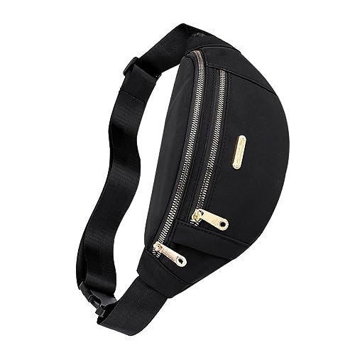 WATIIFUFU Stylische Mehrzweck Gürteltasche Für Damen Modische Hüfttasche Mit Reißverschluss Handy Hüfttasche Für Outdoor Aktivitäten Tragbare Bauchtasche Für Reisen Und Sport von WATIIFUFU