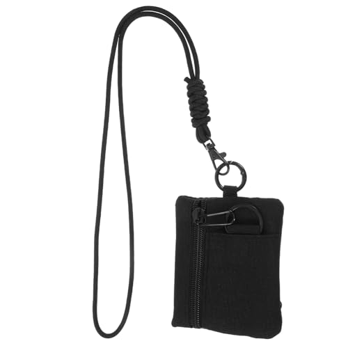 WATIIFUFU Mini Hängende Multifunktionale Ohrhörer Tasche mit Lanyard Robustes Nylon Leichtes Outdoor Täschchen für Münzen Karten und Schlüssel zum Wandern Radfahren und Camping von WATIIFUFU