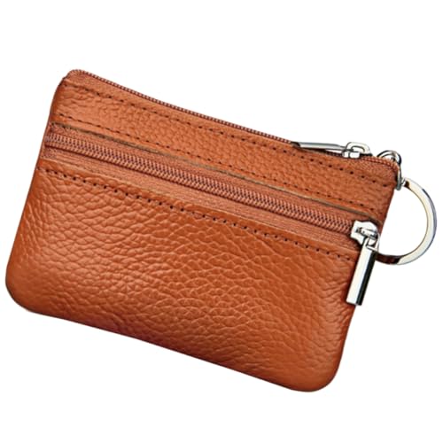 WATIIFUFU 1PC Münzgeldbörse Damen Wechseltasche Reißverschlusstasche Schlüsselanhänger Kartenhalter Vintage Münzfach von WATIIFUFU