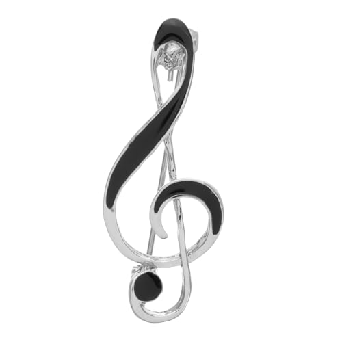 WATIIFUFU Musikalische Noten Brosche aus Zinklegierung Minimalistisches Design Sicherer Ansteckverschluss Stilvolle Anstecknadel für Jacken Hemden Kleider und Taschen für Musiker und von WATIIFUFU