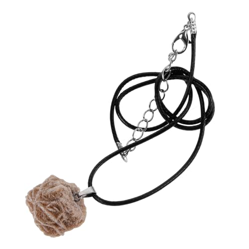 WATIIFUFU Natürliche Quarz Sandrosen Anhänger Halskette Damen Clavicle Chain Rosen Choker mit Glatter Oberfläche und Einzigartigem Blumen Design Vielseitig Kombinierbar für Alltag und Party WATIIFUFU Natürliche Quarz Sandrosen Anhänger Halskette Damen Clavicle Chain Rosen Choker mit Glatter Oberfläche und Einzigartigem Blumen Design Vielseitig Kombinierbar für Alltag und Party von WATIIFUFU