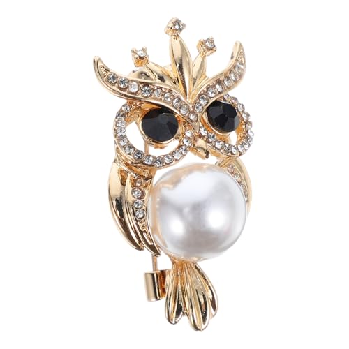 WATIIFUFU Eulenbrosche Aus Metalllegierung Für Damen Süße Tierbrosche Mit Vogel-anstecker Dekorative Broschennadeln Mit Glänzenden Broschen Für Kleider Und Mäntel von WATIIFUFU