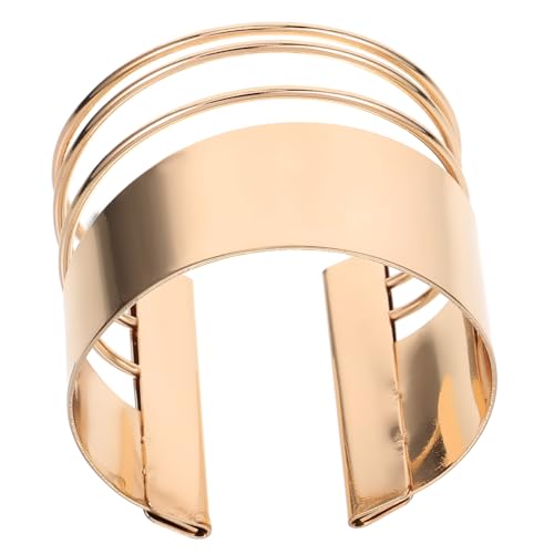 WATIIFUFU Offener Metall Armreif Damen Einstellbar Cuff Armband Schmuck Elegant Modisch Stilvoll von WATIIFUFU
