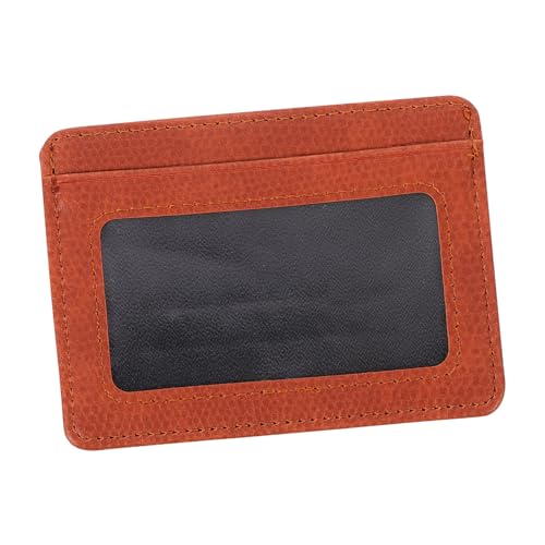 WATIIFUFU PU Leder Kartenhalter Business Cards Cover Langlebig Elegant Bank Kartenetui Schutzhülle für Ausweise Mehrere Karten Aufbewahrung Braun von WATIIFUFU