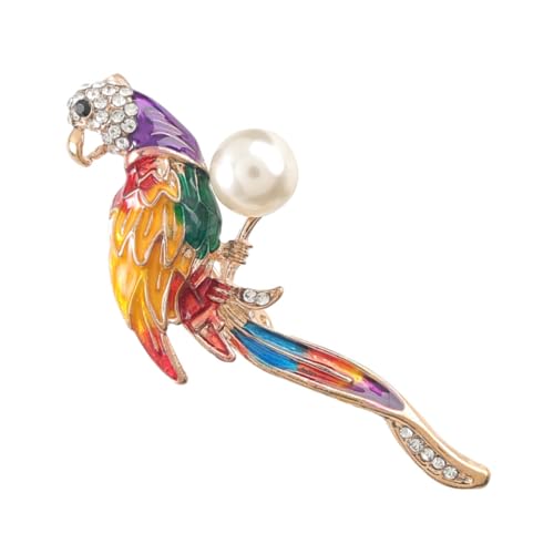 WATIIFUFU Einzigartige Papageien-brosche Modische Brosche für Damen für Kleidung Eleganter Schmuck von WATIIFUFU