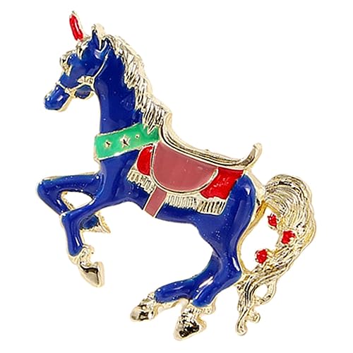 WATIIFUFU Hutnadel Mit Pferdedekor Metall-schalnadel Anstecknadel Für Kleidung Taschenbrosche Dekorative Brosche Für Hüte Anzüge Schals Und Weitere Accessoires von WATIIFUFU