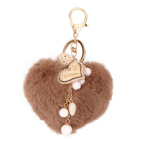 WATIIFUFU Herzförmiger Schlüsselanhänger Aus Metall Für Taschendekoration von WATIIFUFU