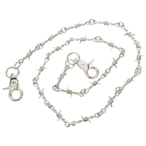 WATIIFUFU Punk Style Hosenkette Metall Hip Hop Jeans Kette für Herren und Damen Vielseitiges Accessoire zur Aufwertung Ihres Looks von WATIIFUFU