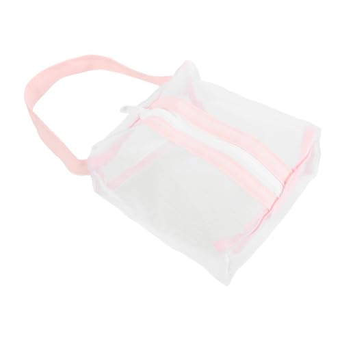 WATIIFUFU Transparente Netz-Kosmetiktasche Reise-aufbewahrungsbox Für Make-up Und Toilettenartikel Leicht Und Atmungsaktiv Schminktasche Mit Reißverschluss Für Damen Durchsichtiges Netzmuste von WATIIFUFU