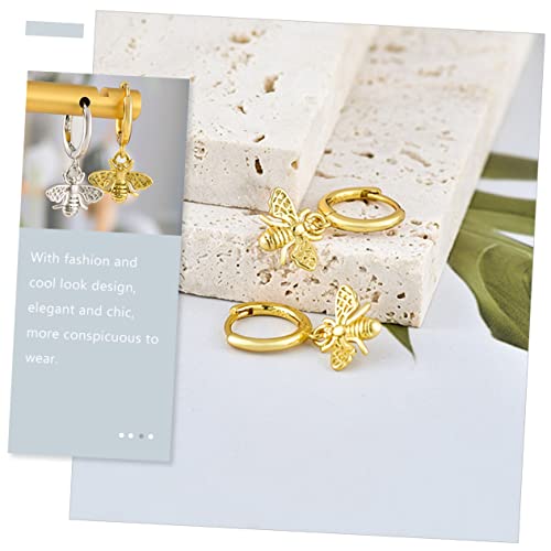 WATIIFUFU Retro Bienen Ohrringe Damen Dangle Anhänger Schmuck Alloy Langlebig Elegant für Hochzeiten Partys Alltag WATIIFUFU Retro Bienen Ohrringe Damen Dangle Anhänger Schmuck Alloy Langlebig Elegant für Hochzeiten Partys Alltag von WATIIFUFU