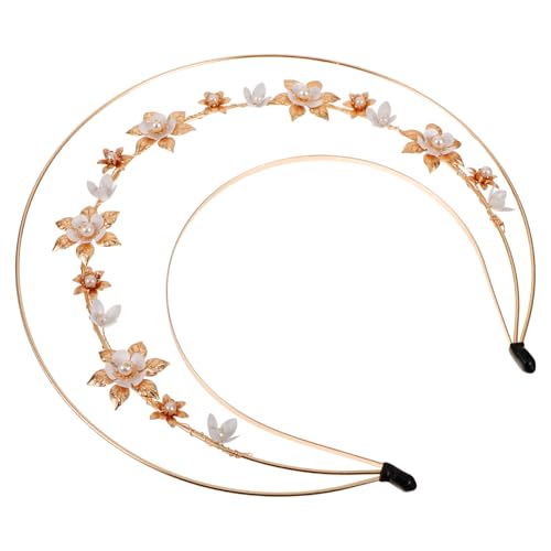 WATIIFUFU Göttin Krone Kopfstück Blumen Handgefertigte Perlenkrone Für Frauen Für Cosplay Hochzeiten Und Besondere Anlässe Lolita Haarband-dekoration von WATIIFUFU