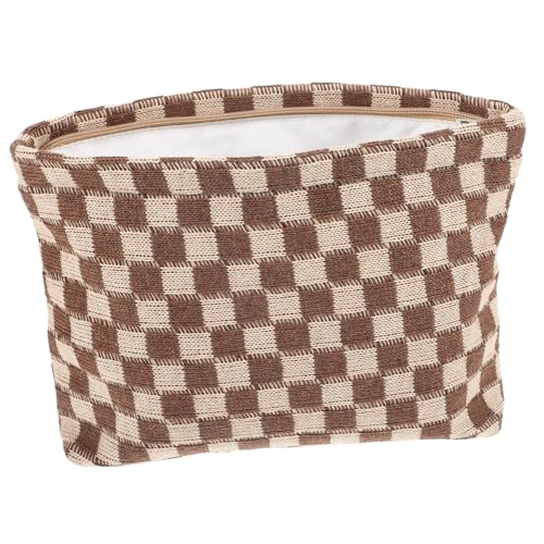 WATIIFUFU Kosmetiktasche Für Damen Tragbare Make-up Aufbewahrungstasche Mit Reißverschluss Stilvolles Design Für Reisen Gym Und Alltag Großer Stauraum Für Kosmetik Und Toilettenartikel von WATIIFUFU