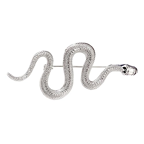 WATIIFUFU Schlange Brosche aus Modisches Schmuckaccessoire für Damen und Herren Raffinierte Anstecknadel für Mantel Bluse Pullover Einzigartiges Design für Alltag und Besondere Anlässe von WATIIFUFU