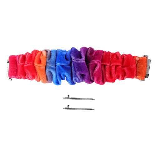 WATIIFUFU Scrunchie Uhrenarmband Kompatibel für Galaxy Elastisches Schnalle Unisex Passend für Smartwatch und Traditionelle Uhren Modisch und für Alltag und Sport von WATIIFUFU