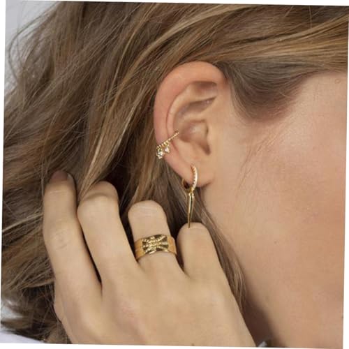 WATIIFUFU Sterlingsilber Ohrstecker Damen Geometrisch mit Zirkonia Gold Beschichtet Chic Ear Decor für Hochzeit Party und Alltag Elegante Ohrhänger als Geschenk WATIIFUFU Sterlingsilber Ohrstecker Damen Geometrisch mit Zirkonia Gold Beschichtet Chic Ear Decor für Hochzeit Party und Alltag Elegante Ohrhänger als Geschenk von WATIIFUFU