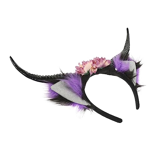 WATIIFUFU Teufelshorn Haarband Für Halloween Cosplay Hochwertiges Komfortables Kostümzubehör Mit Eleganter Handwerkskunst Für Partys Und Paraden Einfach Zu Tragen von WATIIFUFU