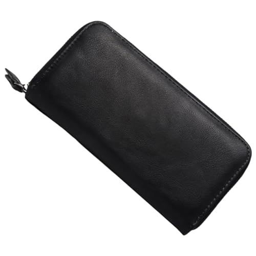 WATIIFUFU Stylische PU Geldbörse Damen Lang mit Reißverschluss Multifunktionale Kartenhülle und Portemonnaie Robustes Tragbares Kartenetui für Alltag und Büro Langlebig und Praktisch von WATIIFUFU