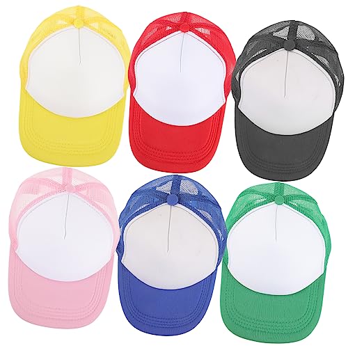 WATIIFUFU Sublimation Blank Mesh Baseball Cap Für Männer Frauen Unisex Erwachsene Einstellbare Größe von WATIIFUFU