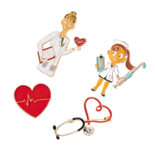 WATIIFUFU Teiliges Kreatives Herz broschen Krankenschwestern und Ärzte Modische Anstecknadeln mit Liebevollem Stethoskop Arztmotiv Elegante Kleidungspins für Taschen und Jacken Perfektes WATIIFUFU Teiliges Kreatives Herz broschen Krankenschwestern und Ärzte Modische Anstecknadeln mit Liebevollem Stethoskop Arztmotiv Elegante Kleidungspins für Taschen und Jacken Perfektes von WATIIFUFU