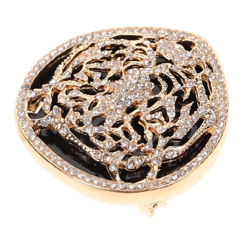 WATIIFUFU Rhinestone Emaillierte Tigerkopf Brosche Elegante Tierbrosche Für Kleidung Pullover Schals Und Anzüge Accessoire Für Feste Und Besondere Anlässe von WATIIFUFU
