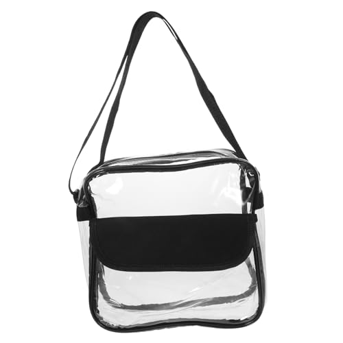 WATIIFUFU Transparente PVC Umhängetasche Damen Groß Langlebig Vielseitig Tragbar als Crossbody oder Bauchtasche für Sport Reisen Festival Geschenkidee von WATIIFUFU